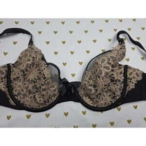 Victorias Secret Sexy Unlined Demi Balconette Bra 34D